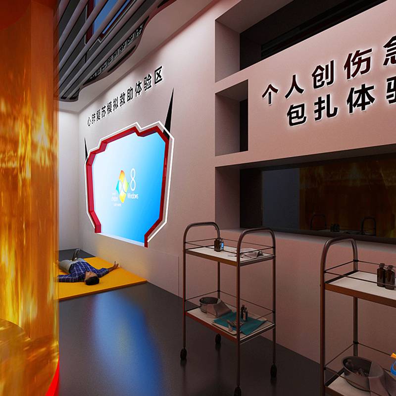 趣味性防空防災(zāi)電子設(shè)備與多媒體互動(dòng)人防民防展廳設(shè)計(jì) 計(jì)算機(jī)軟硬件的創(chuàng)新融合